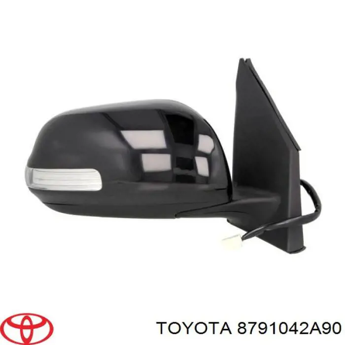 Do koszyka 8791042A90 Toyota Lusterko wsteczne prawe
