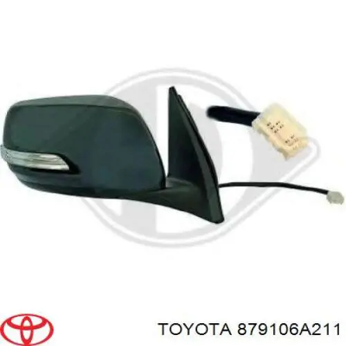 Lusterko wsteczne prawe do Toyota Land Cruiser  J12