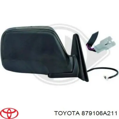 Do koszyka Lusterko wsteczne prawe Toyota Land Cruiser  J12