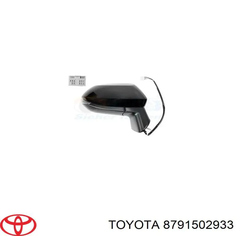 8791502933 Toyota Nakładka (pokrywa) lusterka wstecznego prawa
