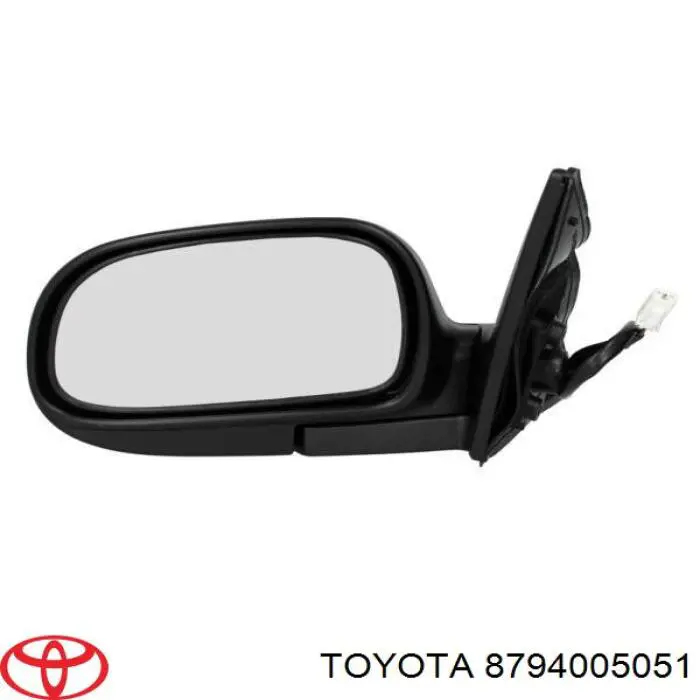 Lusterko wsteczne lewe Toyota 8794005051 cena, od 76,70 USD