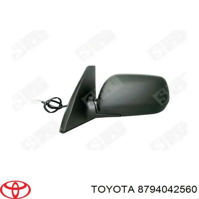 Lusterko wsteczne lewe Toyota 8794042560 cena, od 141,31 USD