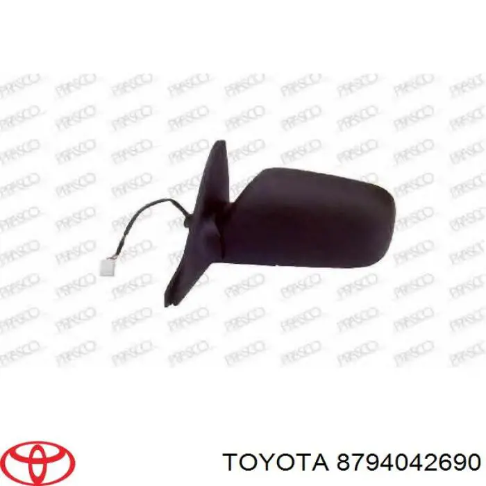 Lusterko wsteczne lewe Toyota 8794042690 cena, od 117,48 USD
