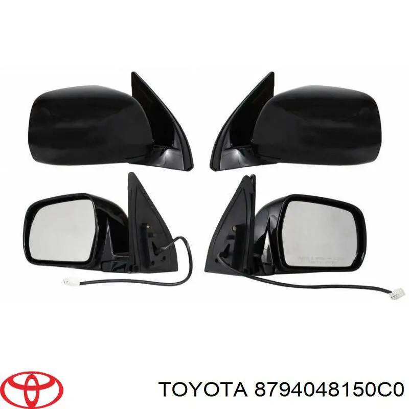 Do koszyka Lusterko wsteczne lewe Toyota Highlander I ACU2, MCU2