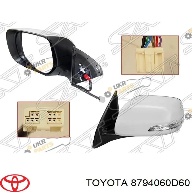 8794060D60 Toyota Lusterko wsteczne lewe