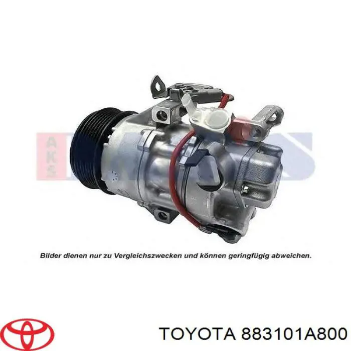 Sprężarka klimatyzacji Toyota 883101A800 cena, od 320,42 USD