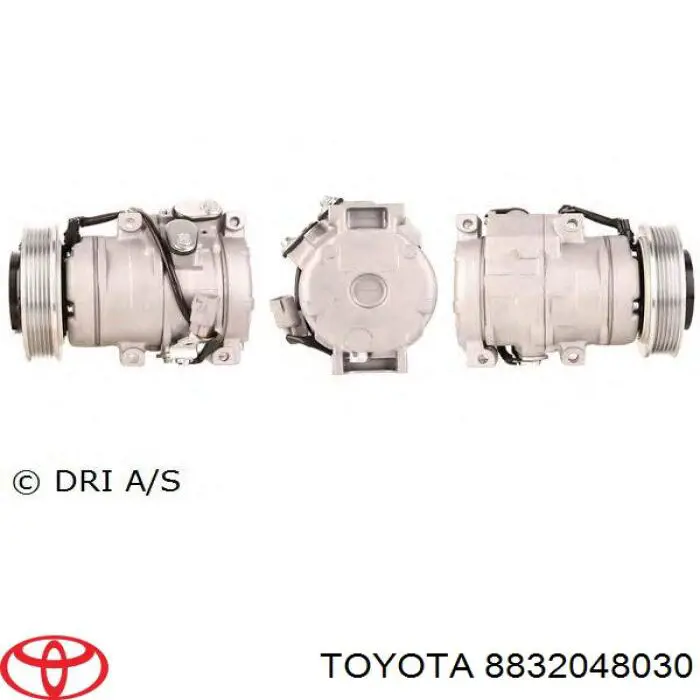 Sprężarka klimatyzacji Toyota 8832048030 cena, od 204,31 USD