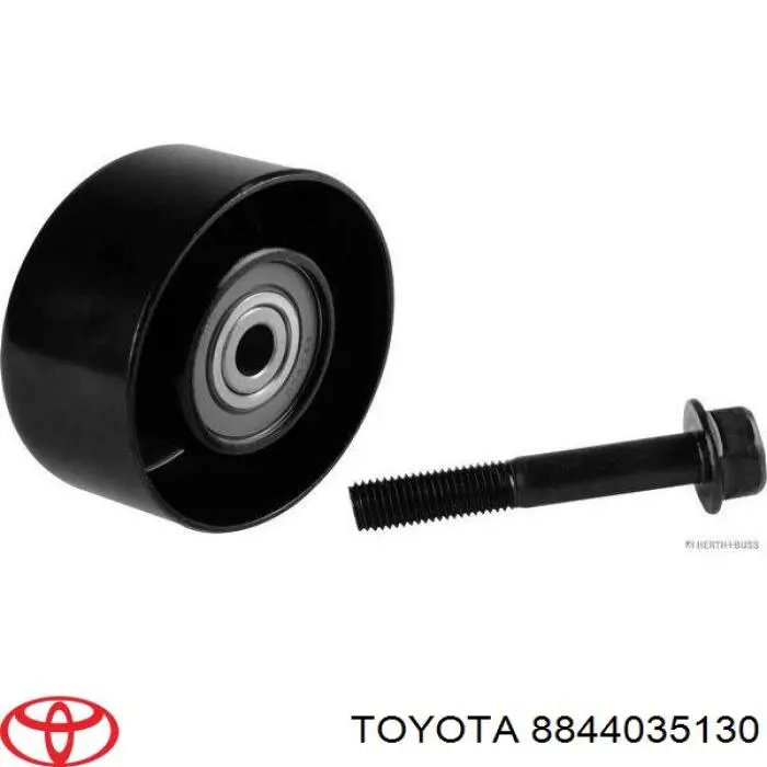 Do koszyka 8844035130 Toyota Rolka prowadząca, kierunkowa paska napędowego
