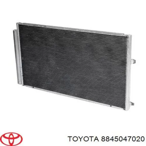 Chłodnica klimatyzacji Toyota 8845047020 cena, od 100,48 USD