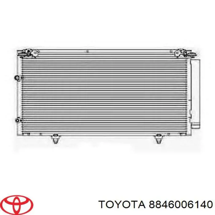 Chłodnica klimatyzacji Toyota 8846006140 cena, od 109,79 USD