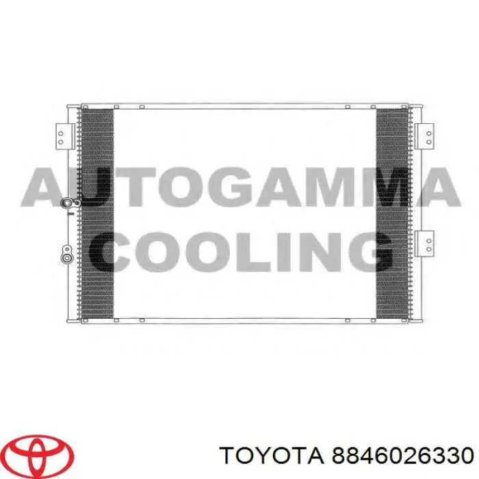 Do koszyka 8846026330 Toyota Chłodnica klimatyzacji