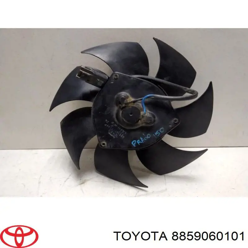 0650007290 Toyota Dyfuzor chłodnicy klimatyzacji, w komplecie z wirnikiem i silnikiem