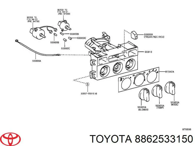 Czujnik ciśnienia bezwzględnego klimatyzacji Toyota Camry V sedana (V30) (2001 - 2006) cena, od 207,20 USD