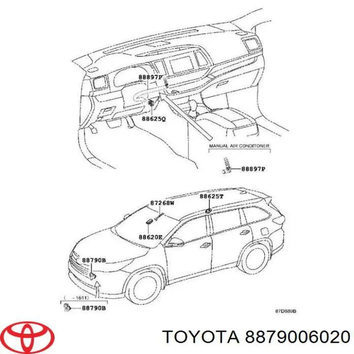  Toyota 8879006020 cena, od 23,53 USD