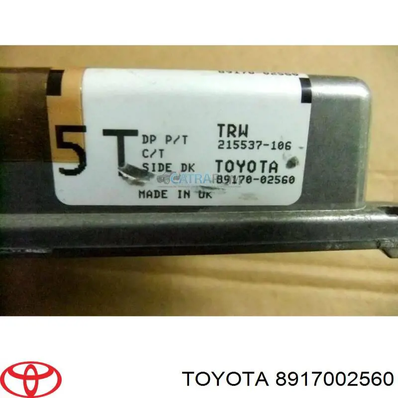 Do koszyka 8917002560 Toyota Sterownik poduszki bezpieczeństwa