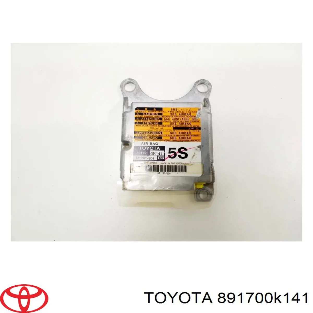 891700K141 Toyota Sterownik poduszki bezpieczeństwa