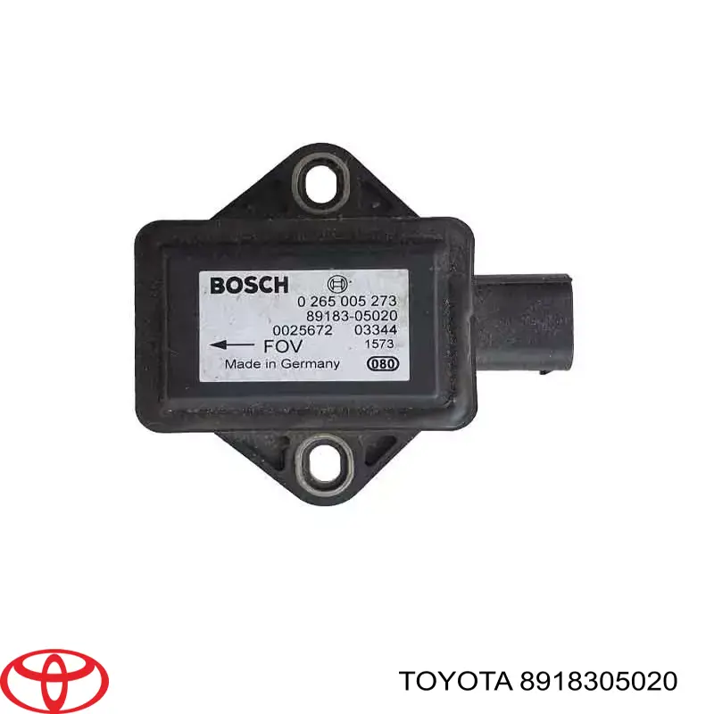 Czujnik przyspieszenia wzdłużnego Toyota 8918305020 cena, od 158,34 USD