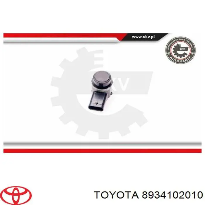 8934102010 Toyota Czujnik parkowania przedni boczny