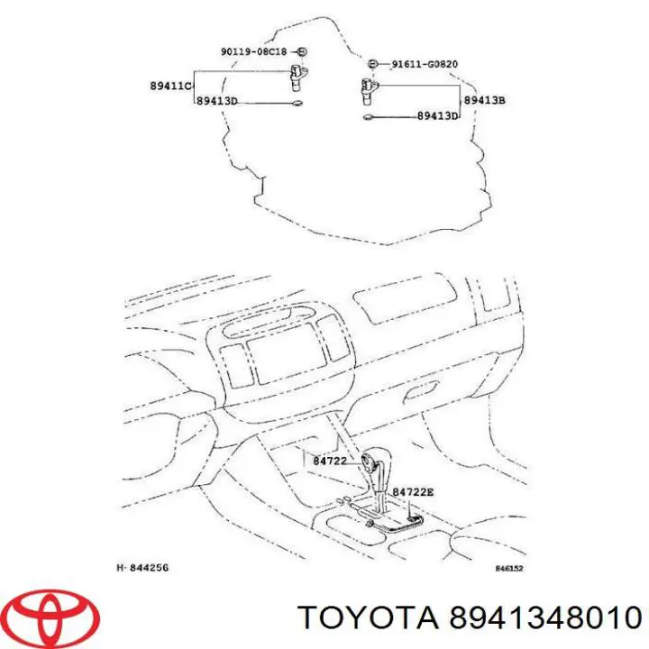 Do koszyka 8941348010 Toyota Czujnik prędkości