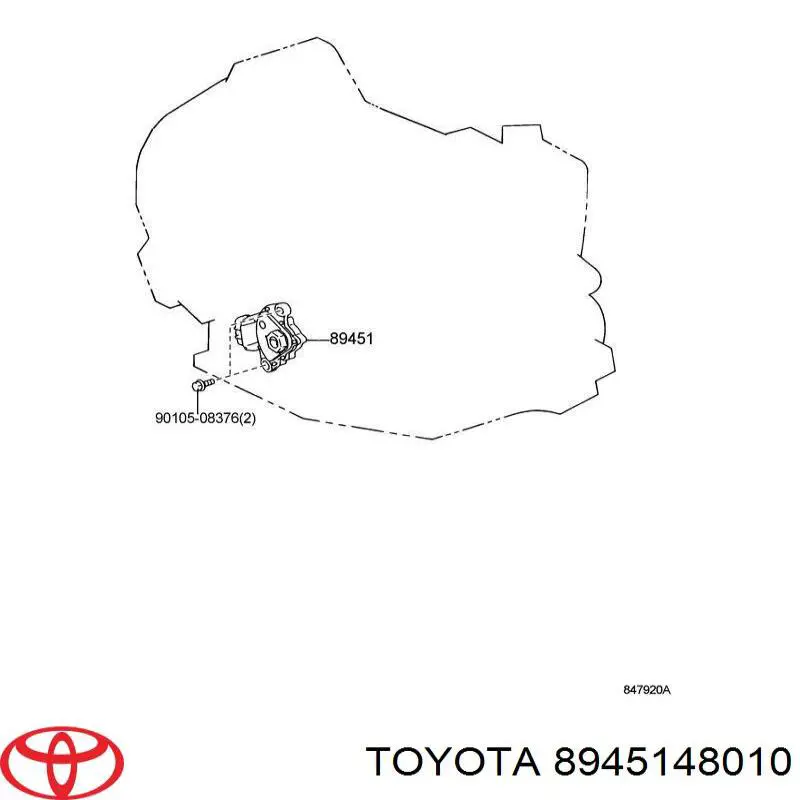 8945148010 Toyota Czujnik położenia wybieraka automatycznej skrzyni biegów