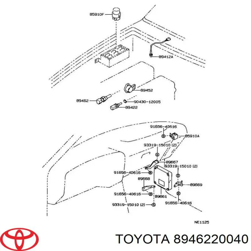Czujnik położenia przepustnicy (potencjometr) Toyota 4 Runner SUV (N130) (1987 - 1996) cena, od 455,08 USD