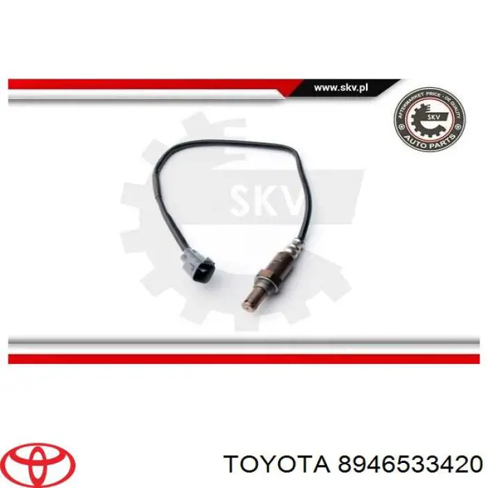 8946533420 Toyota Sonda lambda czujnik tlenu po katalizatorze prawy
