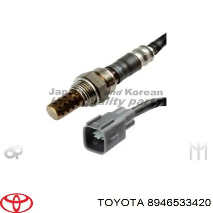 Sonda lambda czujnik tlenu po katalizatorze prawy Toyota 8946533420 cena, od 74,40 USD
