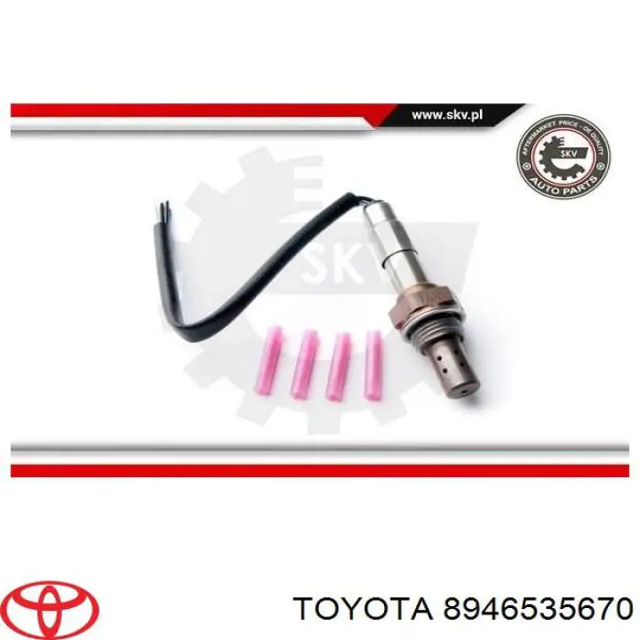 Sonda lambda czujnik tlenu po katalizatorze lewy Toyota 8946535670 cena, od 93,64 USD