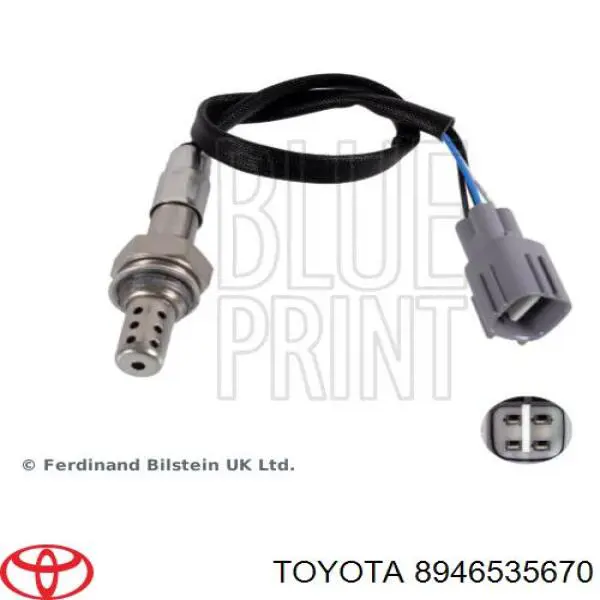 Do koszyka 8946535670 Toyota Sonda lambda czujnik tlenu po katalizatorze lewy