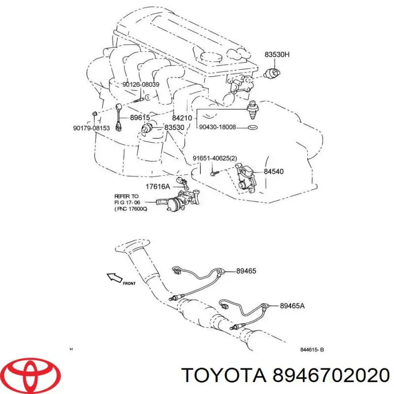 Sonda lambda, czujnik zubożonej mieszanki Toyota 8946702020 cena, od 88,34 USD