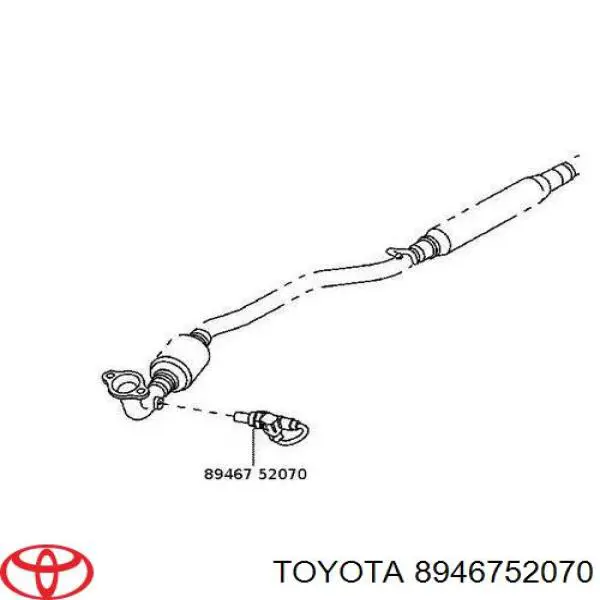 Sonda lambda czujnik tlenu przed katalizatorem 8946748140 Toyota