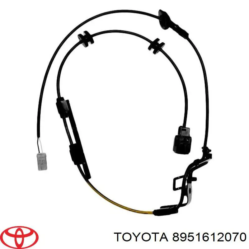 8951612070 Toyota Przewód czujnika ABS tylny prawy