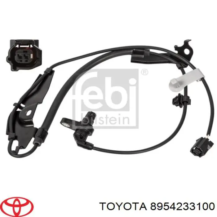 Czujnik ABS przedni prawy Toyota 8954233100 cena, od 57,90 USD