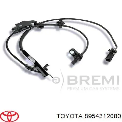 Czujnik ABS przedni lewy Toyota 8954312080 cena, od 32,75 USD