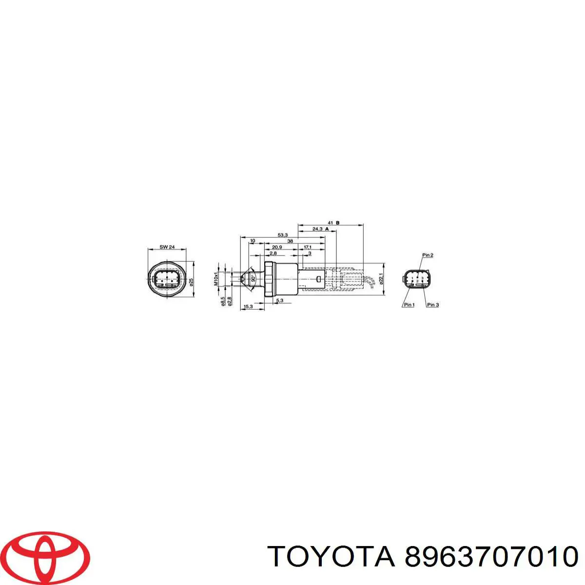Czujnik ciśnienia płynu hamulcowego 265005303 Bosch