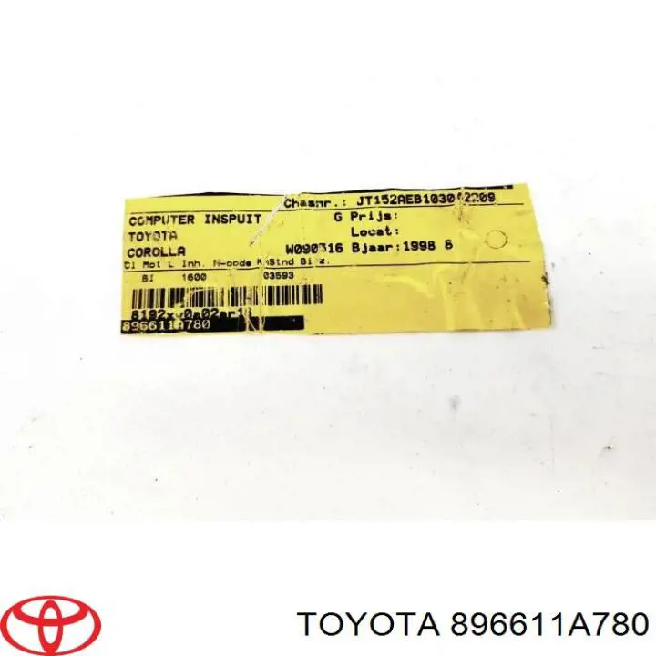 896611A780 Toyota Sterownik silnika
