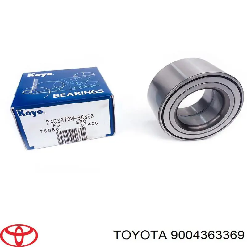 Łożysko piasty przedniej 9004363369 Toyota