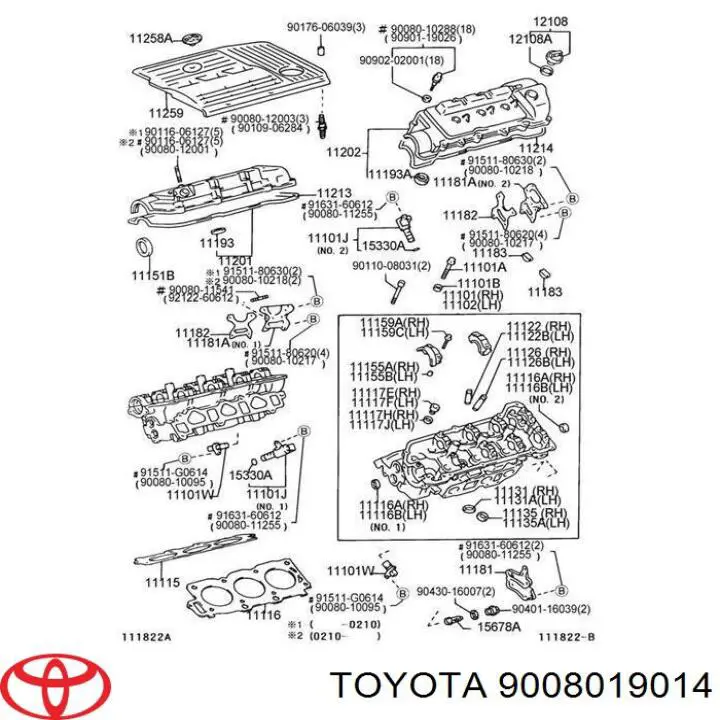 Do koszyka 9008019014 Toyota Czujnik położenia wałka rozrządu
