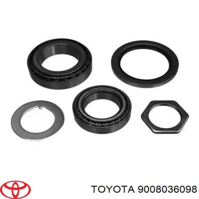 Lożysko piasty przedniej wewnętrzne Toyota 9008036098 cena, od 39,81 USD