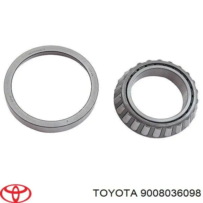 Do koszyka 9008036098 Toyota Lożysko piasty przedniej wewnętrzne