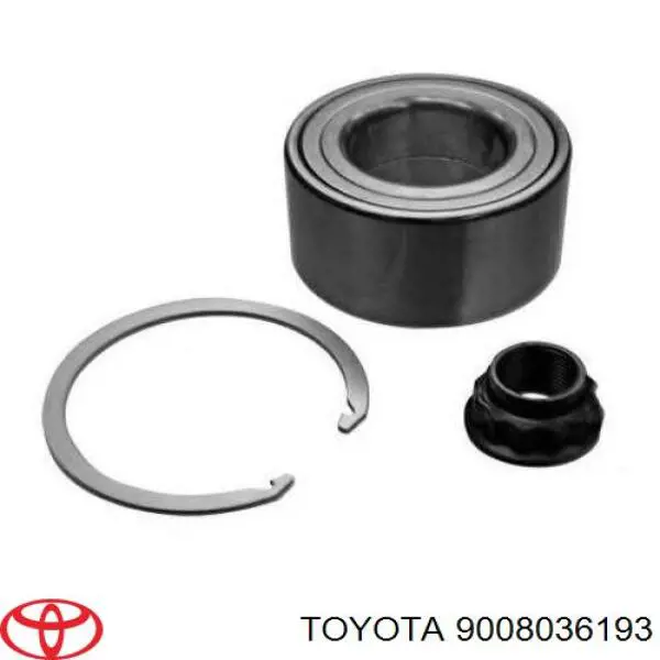 Łożysko piasty przedniej Toyota 9008036193 cena, od 29,23 USD