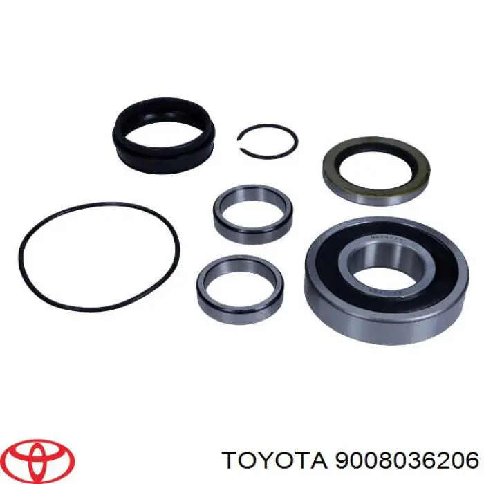 Lożysko piasty tylnej Toyota 9008036206 cena, od 29,10 USD