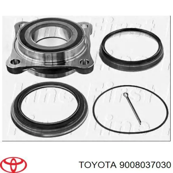 Łożysko piasty przedniej Toyota 9008037030 cena, od 66,00 USD