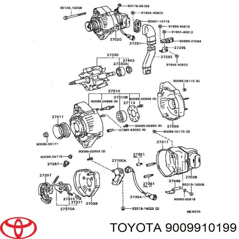 Łożysko alternatora 81114455 Power MAX