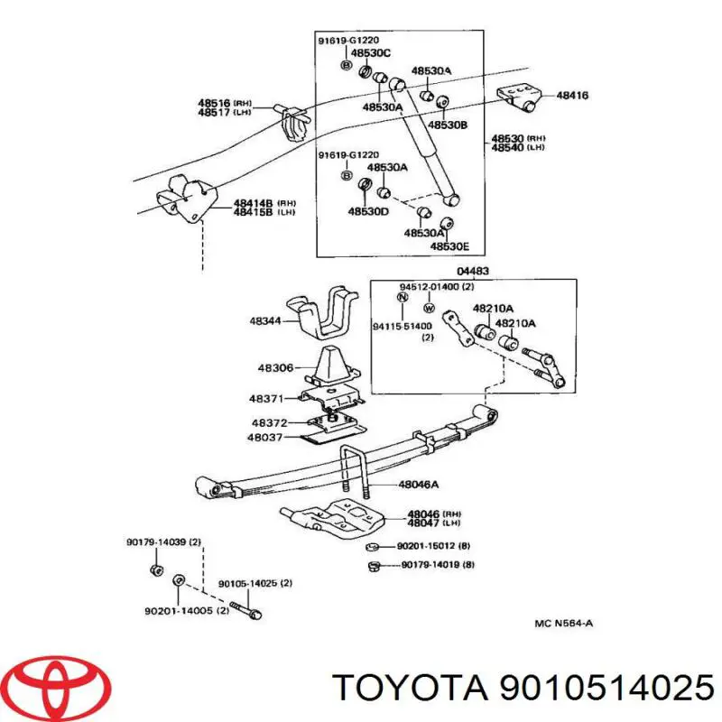  Toyota 9010514025 cena, od 7,53 USD
