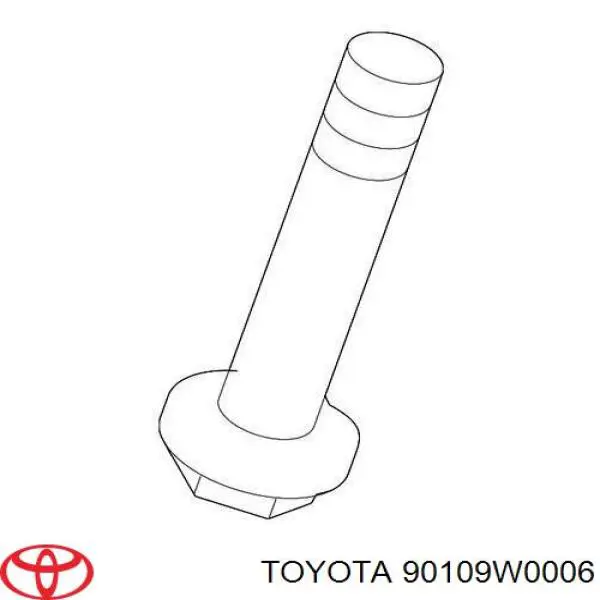 Śruba układu wydechowego (tłumika) Toyota 90109W0006 cena, od 4,16 USD