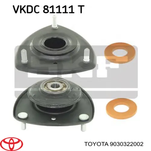 Uszczelniacz łożyska poduszki przedniej amortyzatora Toyota 9030322002 cena, od 5,94 USD
