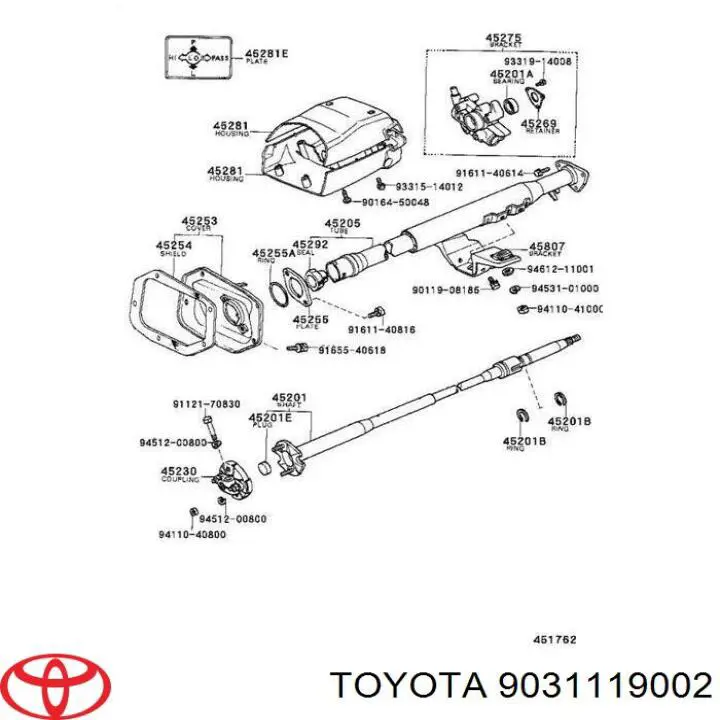 Uszczelniacz maglownicy/mechanizmu kierowniczego (patrz wymiary) Toyota 9031119002 cena, od 5,37 USD