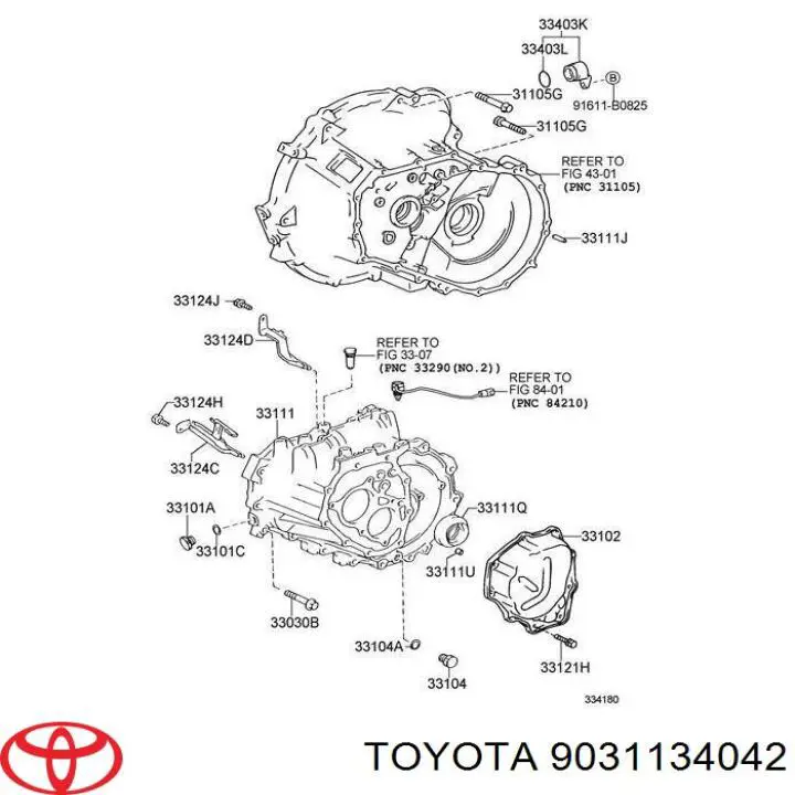 Uszczelniacz półosi lewej mostu przedniego Toyota 9031134042 cena, od 7,50 USD