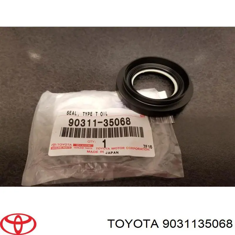 9031135068 Toyota Uszczelniacz półosi lewej mostu przedniego